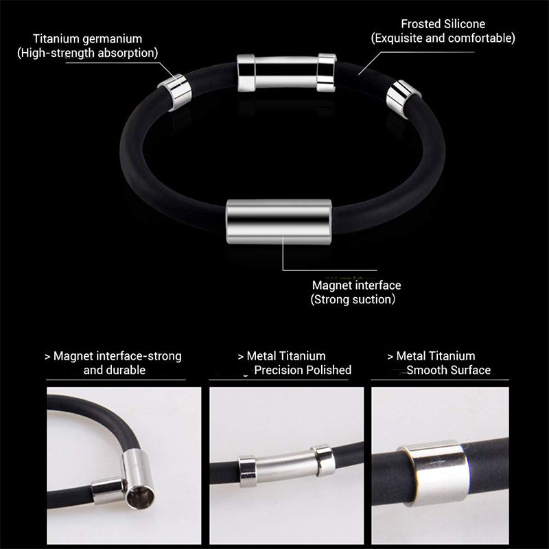 ⚡Antistatische siliconen armband voor dames en heren